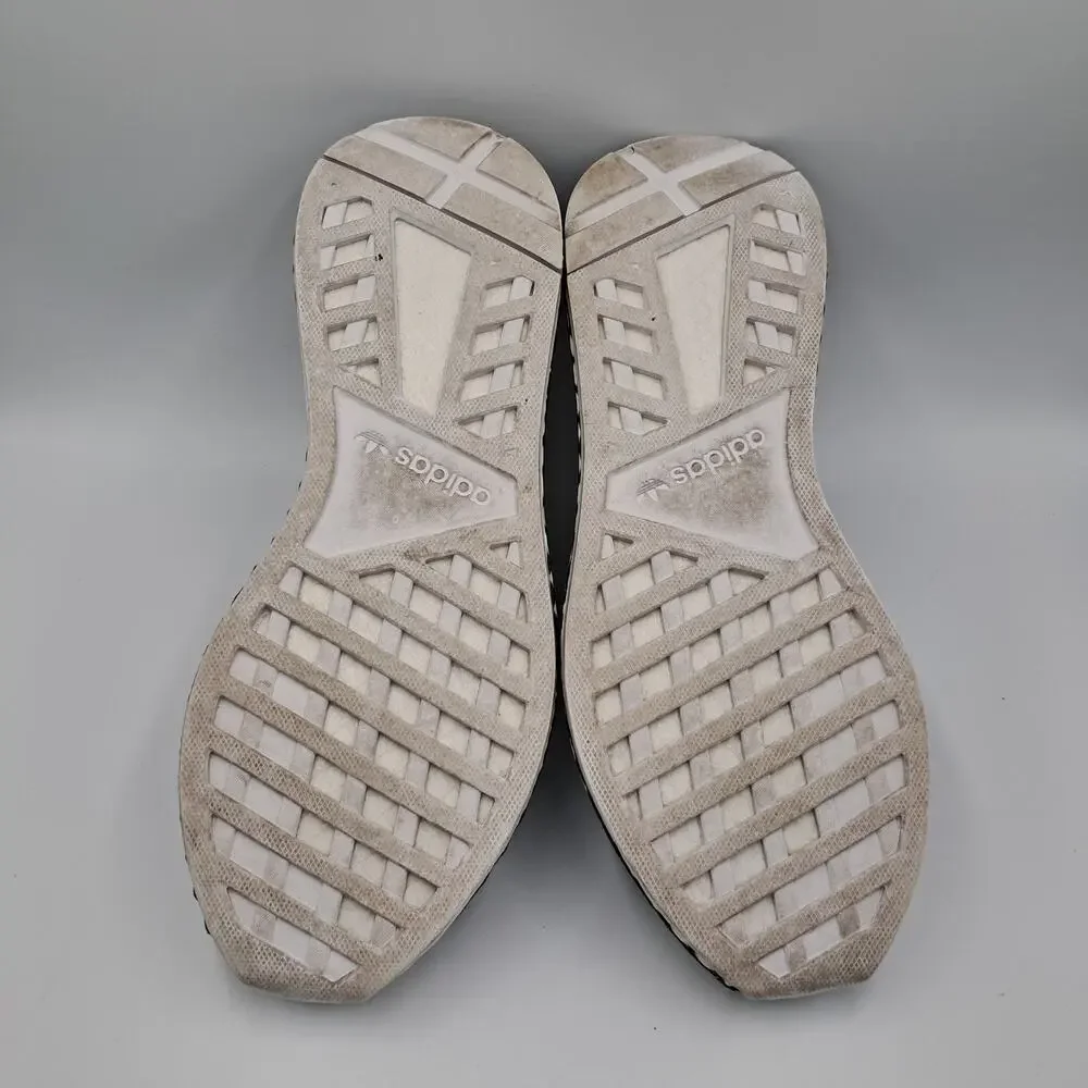 Size 11 - adidas Deerupt Cloud White Core Black - B41767 - MSRP $135